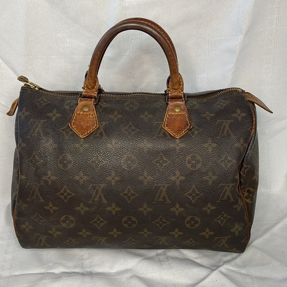 Louis Vuitton Monogram Speedy 30 Handbag Classic Designer Timeless Luxury - Picture 4 of 17
